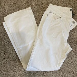 Women's White Jeans Ann Taylor Petites 10p